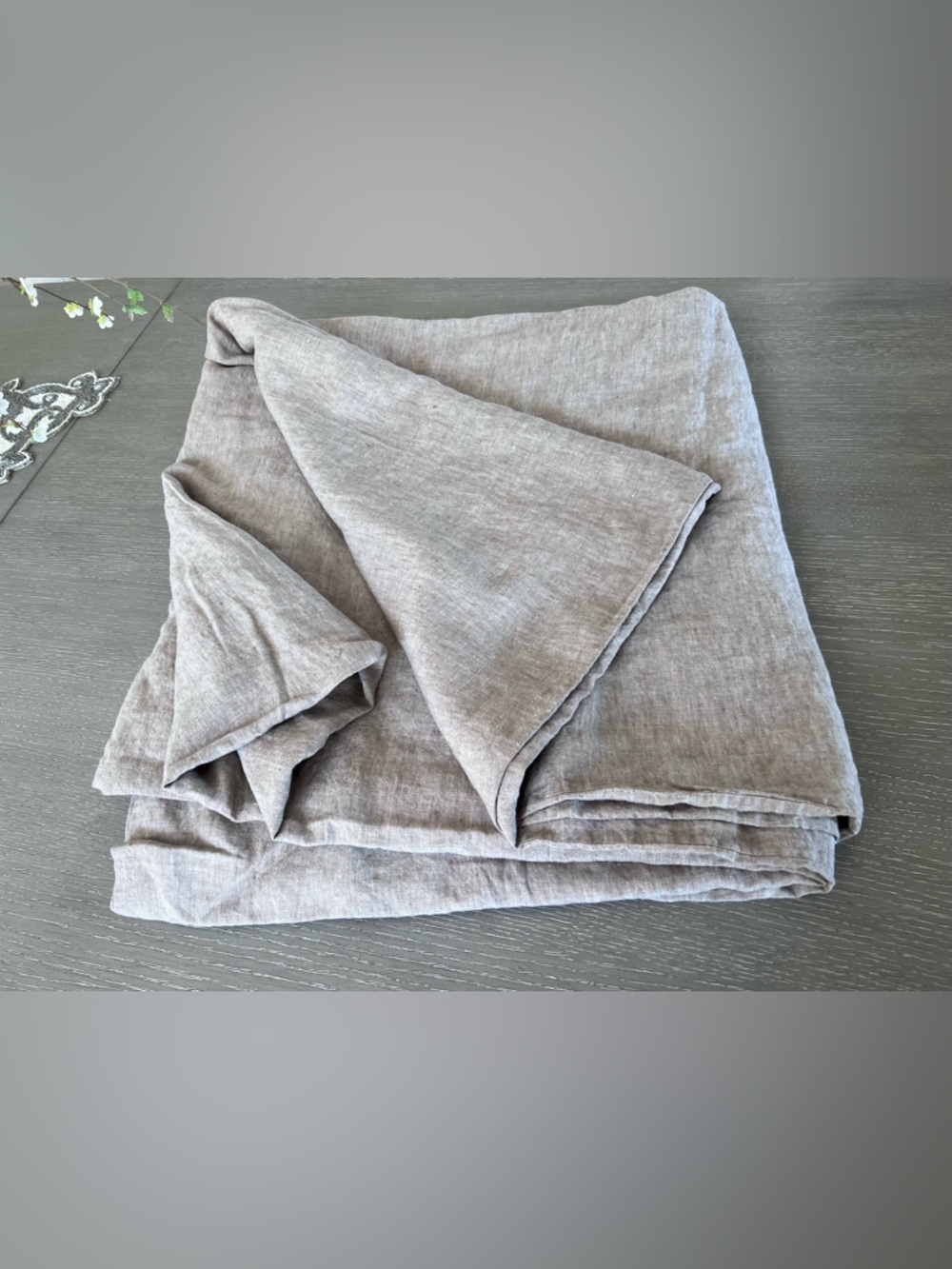 Restoration Hardware Linen Cal King size duvet cover